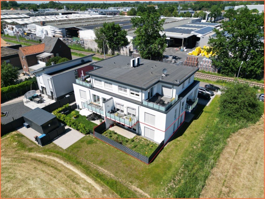 Drohnenaufnahme Erdgeschosswohnung Heinsberg