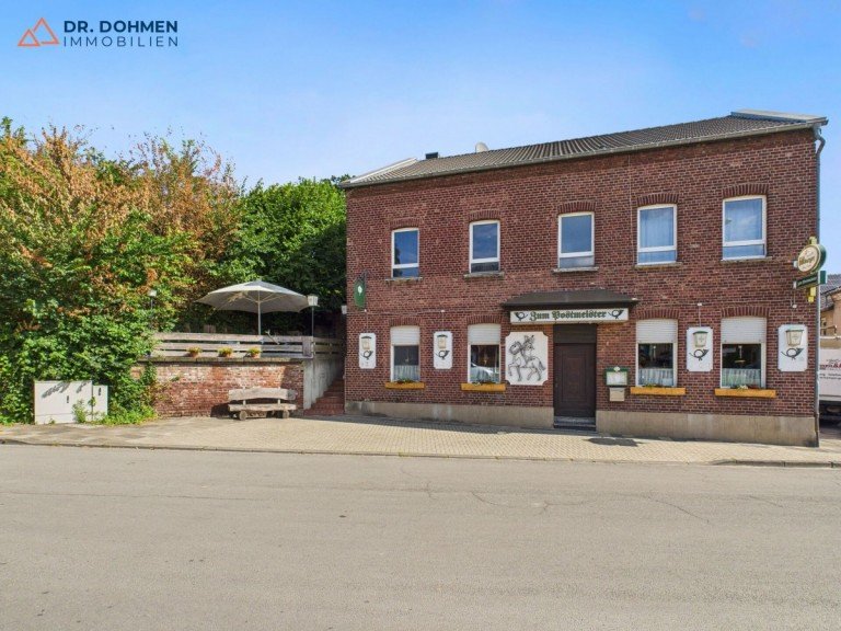 Front H�ckelhoven Gastronomie Attraktive Traditionsgastst�tte mit Biergarten, drei Wohnungen und Garten in H�ckelhoven-Brachelen