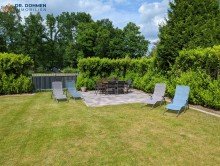 Sitzecke Garten Freistehendes Ferienhaus im Ferienpark t�Posterbos - NL