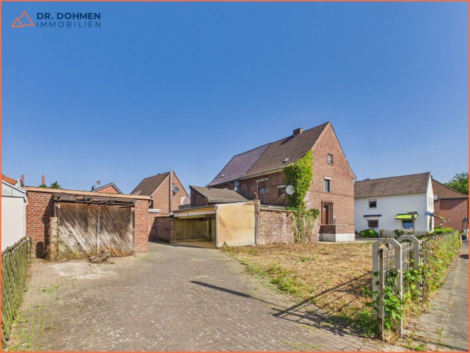 R�ckansicht Doppelhaush�lfte Heinsberg / Oberbruch