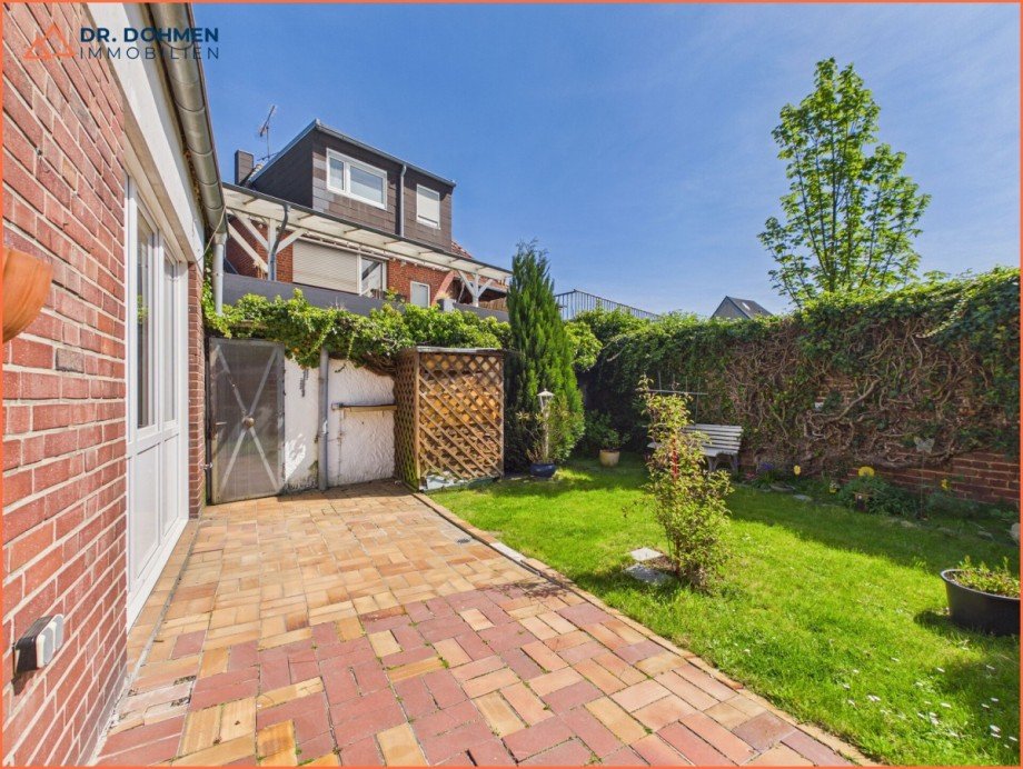 Garten Doppelhaush�lfte H�ckelhoven